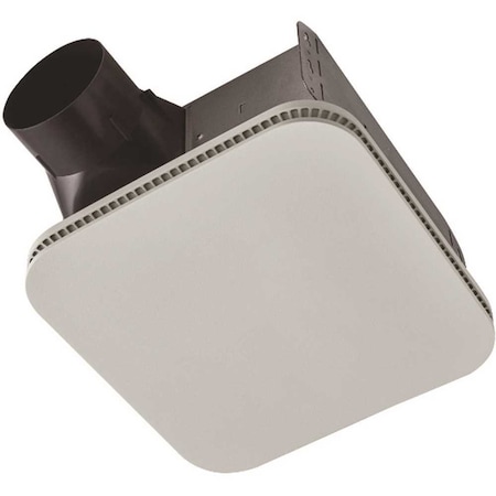 Broan-Nutone Roomside Series 80 CFM Ceiling Bathroom Exhaust Fan with CleanCover, ENERGY STAR AERN80K
